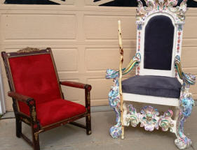 Santa's Chair and Throne